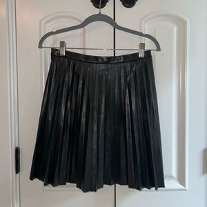 J crew faux leather skirt